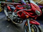 2001 SV650S in Candy Anteres Red